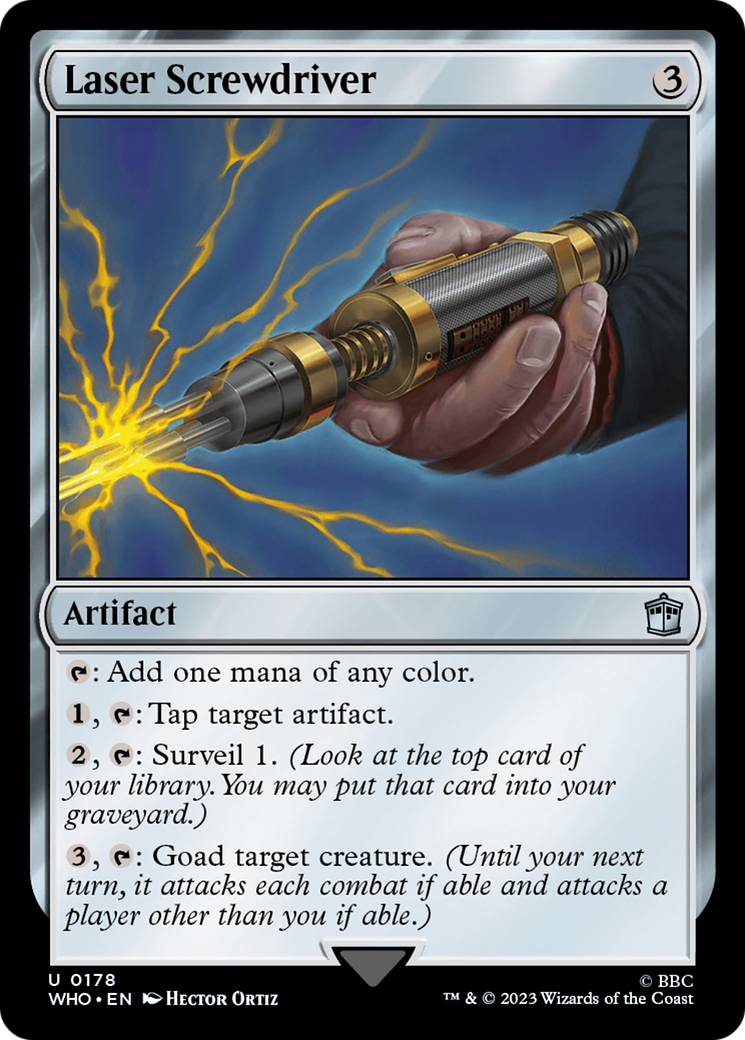 Laser Screwdriver (WHO-178) - Doctor Who Foil