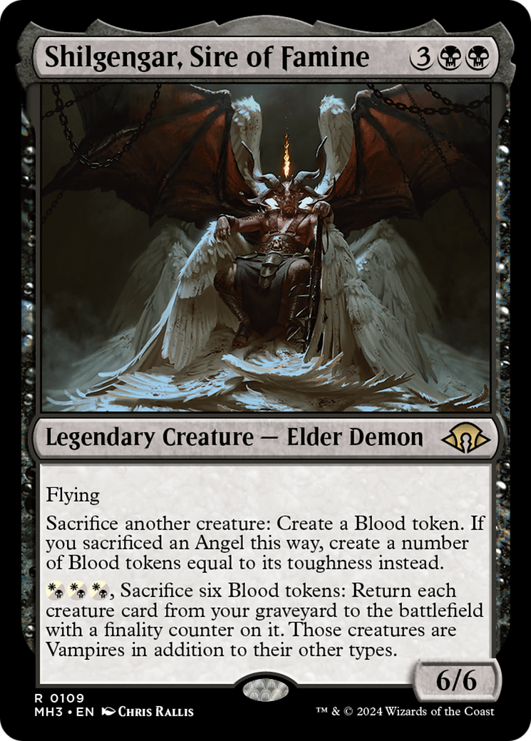Shilgengar, Sire of Famine (MH3-109) - Modern Horizons 3 Foil