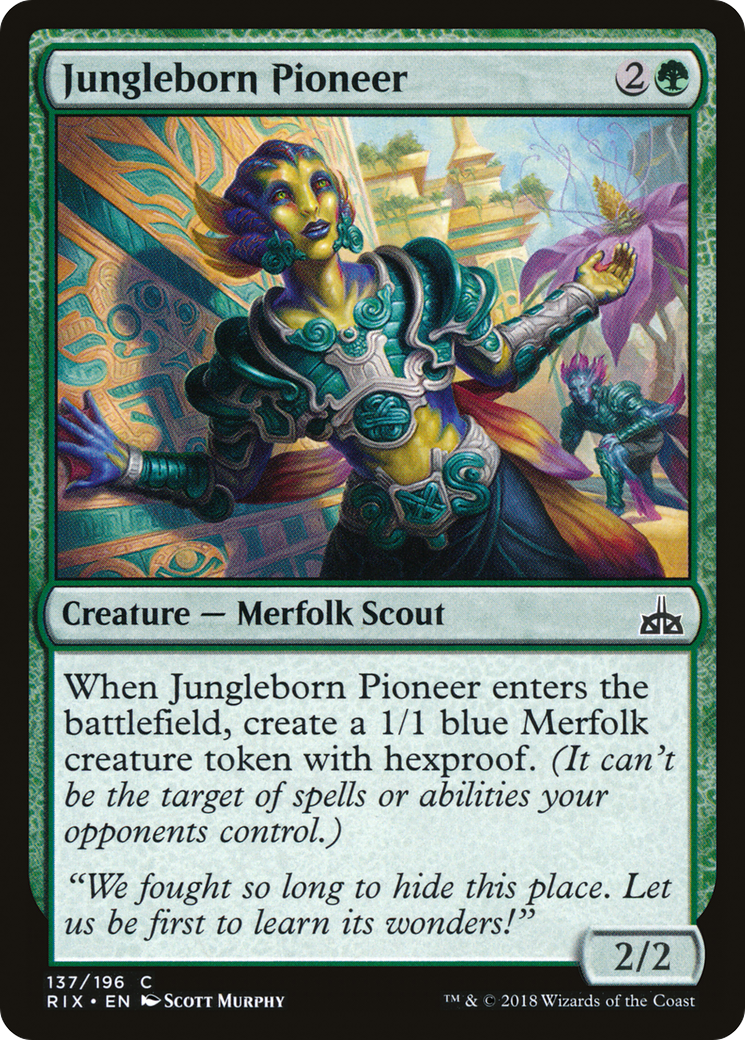 Jungleborn Pioneer (RIX-137) - Rivals of Ixalan