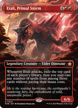 Etali, Primal Storm (Borderless) (FDN-329) - Foundations