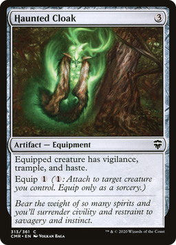Haunted Cloak (313) (CMR-313) - Commander Legends Foil