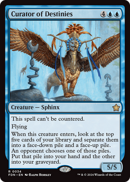 Curator of Destinies (FDN-034) - Foundations Foil