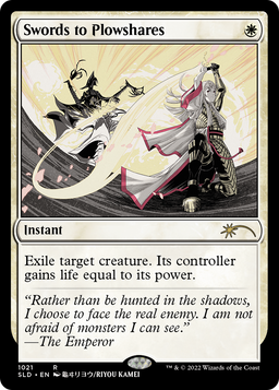 Swords to Plowshares (1021) (SLD-1021) - Secret Lair Drop Foil