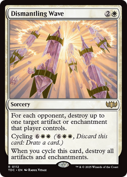 Dismantling Wave (TDC-112) - Commander: Tarkir: Dragonstorm