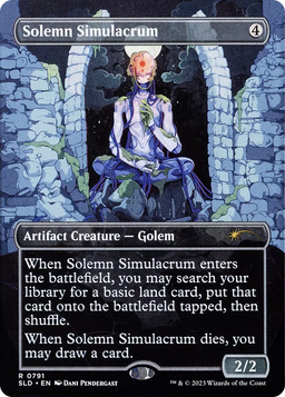 Solemn Simulacrum (0791) (SLD-791) - Secret Lair Drop (Borderless)