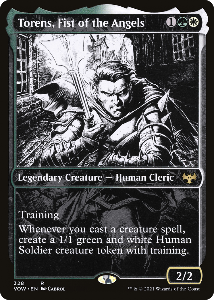 Torens, Fist of the Angels (Showcase) (VOW-328) - Innistrad: Crimson Vow: (Showcase) Foil