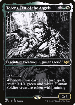 Torens, Fist of the Angels (Showcase) (VOW-328) - Innistrad: Crimson Vow: (Showcase) Foil
