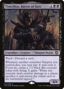 Timothar, Baron of Bats (VOC-004) - Crimson Vow Commander