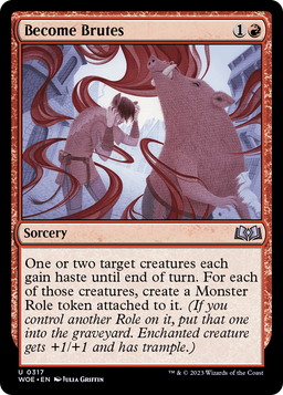 Become Brutes (WOE-317) - Wilds of Eldraine Foil