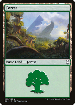 Forest (267) (DOM-267) - Dominaria Foil
