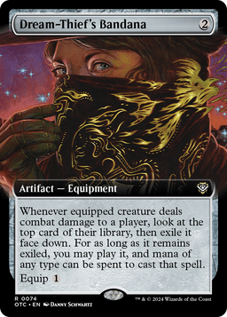 Dream-Thief's Bandana (Extended Art) (OTC-074) - Outlaws of Thunder Junction Commander: (Extended Art)