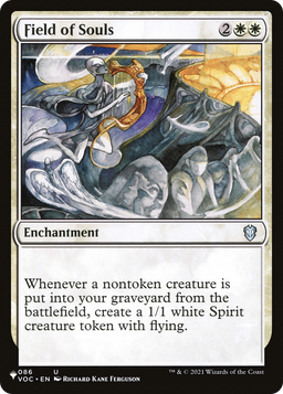 Field of Souls (LIST-VOC-86) - The List