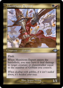 Munitions Expert (Retro Frame) (MH1-016) - Modern Horizons 1 Timeshifts