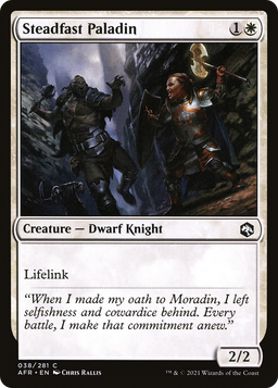 Steadfast Paladin (AFR-038) - Adventures in the Forgotten Realms Foil