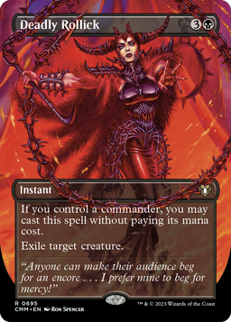 Deadly Rollick (Borderless) (CMM-695) - Commander Masters