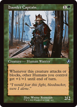 Hamlet Captain (Retro Frame) (INR-413) - Innistrad Remastered Foil
