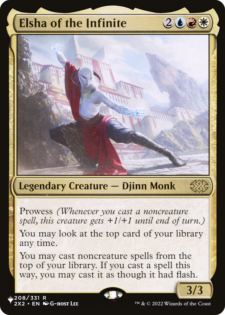Elsha of the Infinite (LIST-2X2-208) - The List