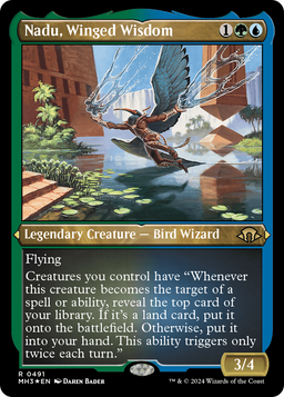 Nadu, Winged Wisdom (Foil Etched) (MH3-491) - Modern Horizons 3 Foil