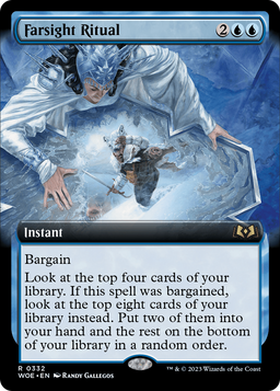 Farsight Ritual (Extended Art) (WOE-332) - Wilds of Eldraine: (Extended Art) Foil