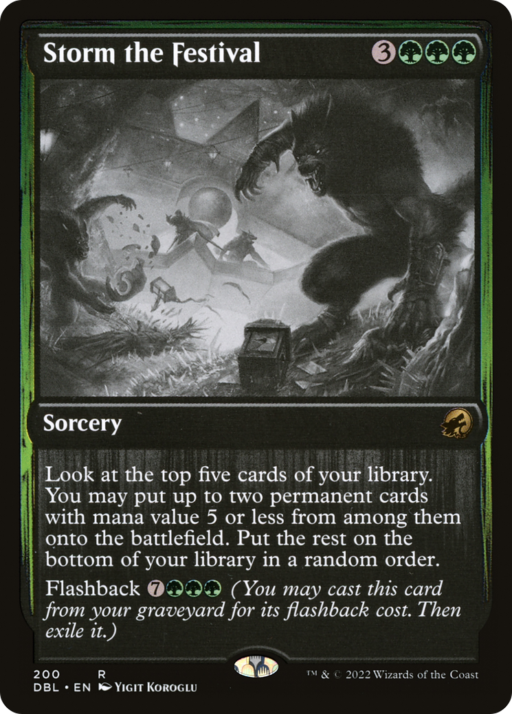 Storm the Festival (DBL-200) - Innistrad: Double Feature Foil