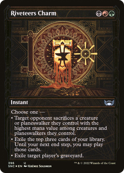 Riveteers Charm (Gilded Foil) (SNC-396) - Streets of New Capenna: (Showcase) Foil