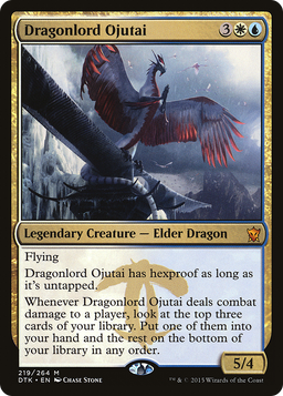 Dragonlord Ojutai (DTK-219) - Dragons of Tarkir