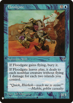 Floodgate (LIST-MIR-67) - The List