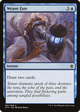 Weave Fate (KTK-061) - Khans of Tarkir