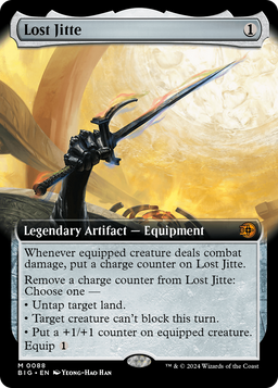 Lost Jitte (Extended Art) (BIG-088) - The Big Score: (Extended Art) Foil