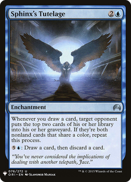 Sphinx's Tutelage (LIST-076) - The List