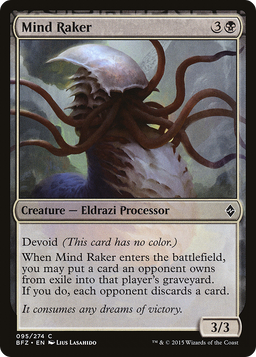 Mind Raker (BFZ-095) - Battle for Zendikar: (devoid) Foil