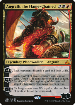 Angrath, the Flame-Chained (RIX-152) - Rivals of Ixalan Foil