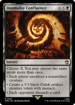 Doomsday Confluence (WHO-067) - Doctor Who Foil