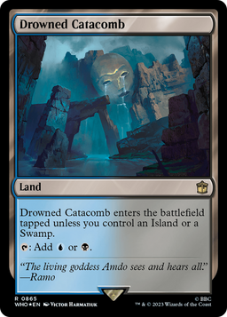 Drowned Catacomb (Surge Foil) (WHO-865) - Doctor Who Foil
