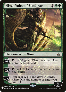 Nissa, Voice of Zendikar (LIST-138) - The List