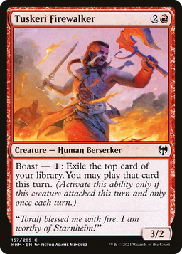 Tuskeri Firewalker (KHM-157) - Kaldheim Foil