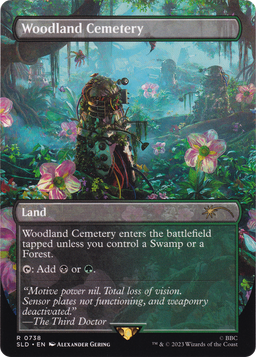 Woodland Cemetery (SLD-738) - Secret Lair Drop (Borderless)