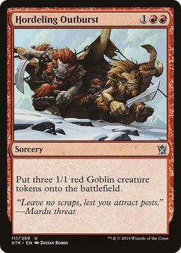 Hordeling Outburst (KTK-111) - Khans of Tarkir