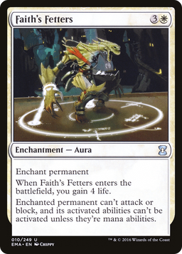 Faith's Fetters (EMA-010) - Eternal Masters Foil
