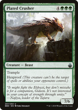 Plated Crusher (BBD-207) - Battlebond Foil