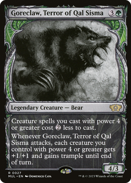 Goreclaw, Terror of Qal Sisma (MUL-027) - Multiverse Legends: (Showcase)