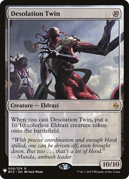 Desolation Twin (LIST-006/274) - The List