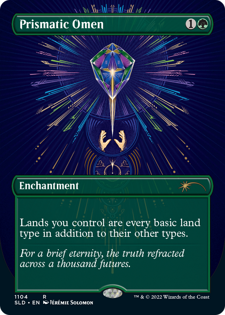 Prismatic Omen (Borderless) (SLD-1104) - Secret Lair Drop Foil