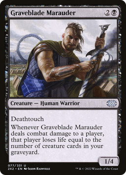 Graveblade Marauder (2X2-077) - Double Masters 2022 Foil