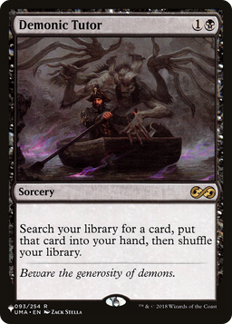 Demonic Tutor (UMA) (LIST-093/254) - The List