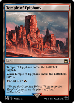 Temple of Epiphany (WHO-316) - Doctor Who Foil