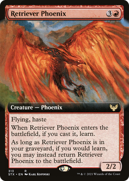 Retriever Phoenix (Extended Art) (STX-313) - Strixhaven: School of Mages: (Extended Art)