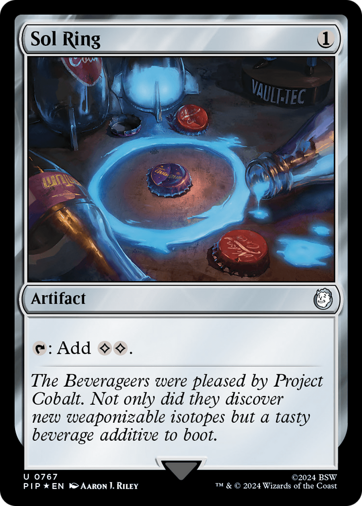Sol Ring (Surge Foil) (PIP-767) - Fallout Foil