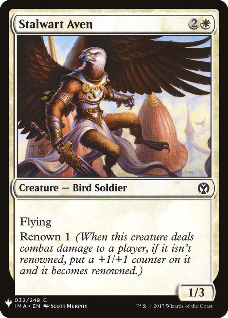 Stalwart Aven (LIST-IMA-32) - The List