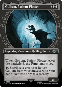 Gollum, Patient Plotter (Showcase) (LTR-309) - The Lord of the Rings: Tales of Middle-earth: (Showcase) (Borderless)